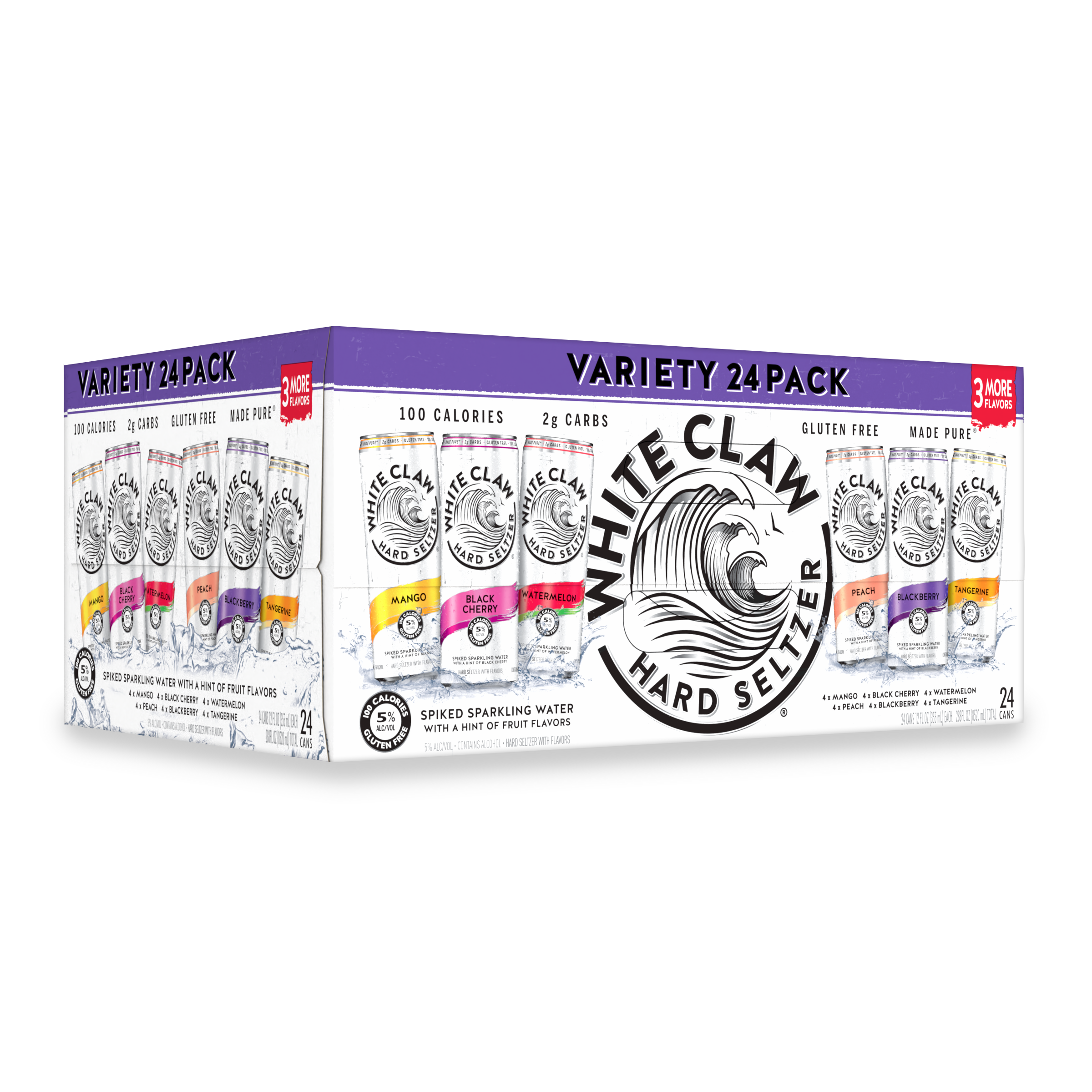 White Claw® Variety 24 Pack White Claw® Hard Seltzer